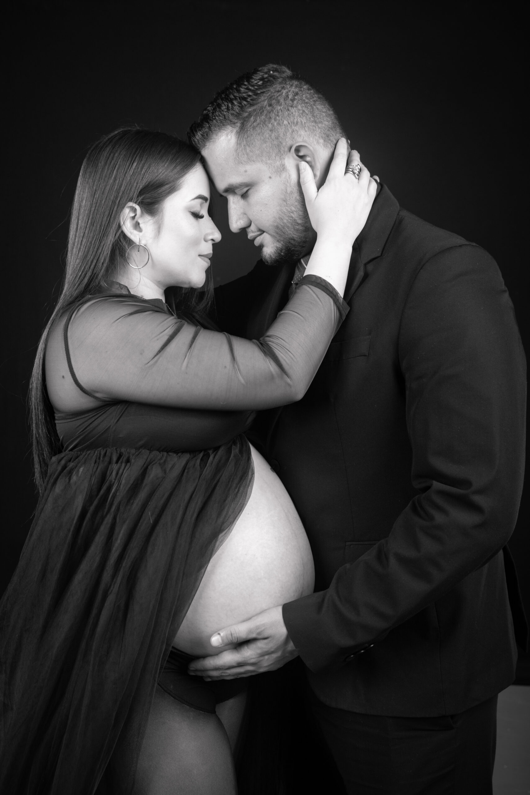 fotografía embarazadas en estudio en Madrid