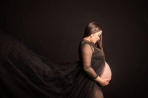 fotos embarazo en estudio Madrid