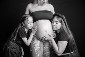 fotografia de embarazo con hijos Madrid